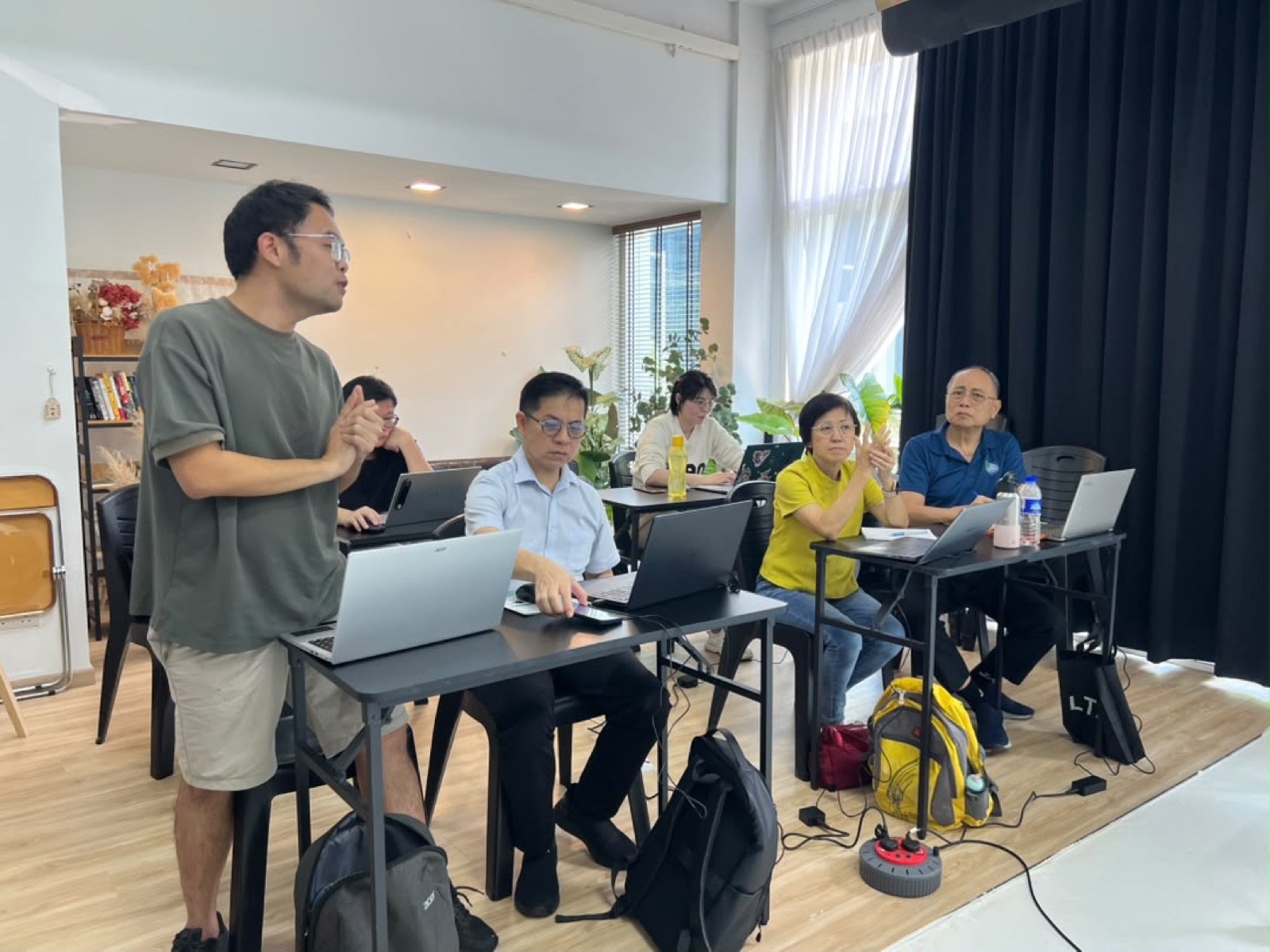 学员实作现场