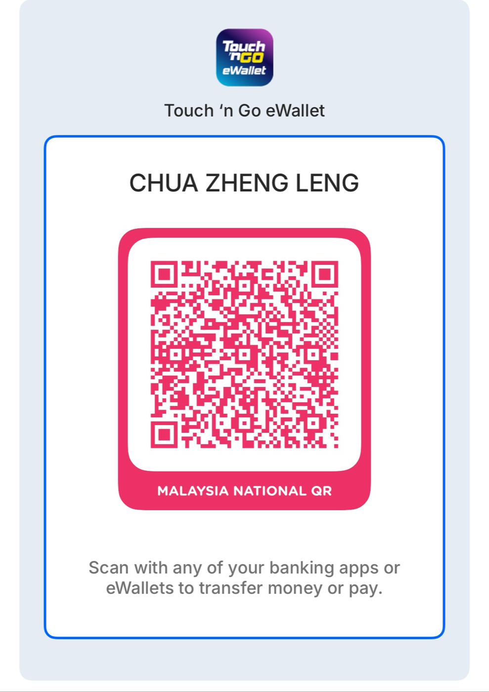 RM48 收款 QR Code